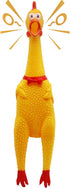 Novelty Place Extra Loud Squawking Rubber Chicken - Large 16” - Yellow Squeeze Squeaky and Screaming Chicken for kids or adults...