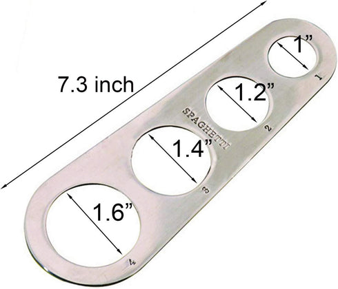 Stainless Steel Spaghetti Measurer Quick Pasta Measuring Tool for Kitchen Cooking...