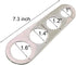 Stainless Steel Spaghetti Measurer Quick Pasta Measuring Tool for Kitchen Cooking...