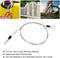 Yctze Scooter Security Lock, Cycling Sports Internal Steel Wire and External Plastic Loop Cable, Thin Chain for Outdoor Security, Bike Accessories...