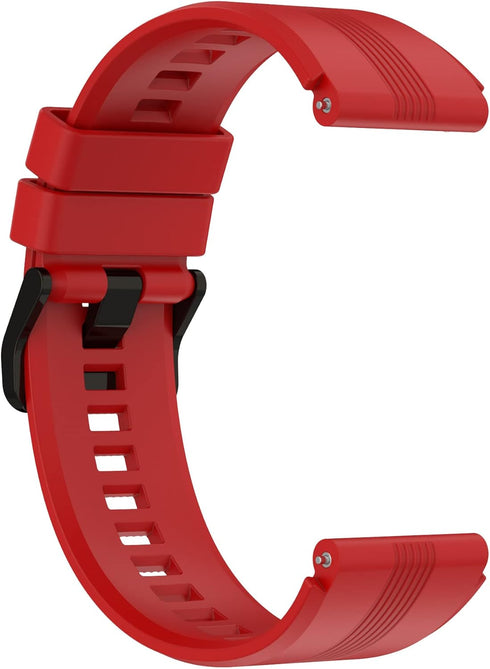 FitTurn 10-Pack Band Compatible with FITVII H56 Smart Watch Bands,22mm Quick Release Adjustable Silicone Strap Wristband Replacement Band for FITV...