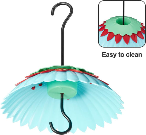Baffle for Bird Feeder,Bird Feeder Cover Dome Weather Guard Protect Hummingbird Feeder Keep Nectar Pure, Shade Hanging Feeders from Rain/Sun/Snow/...