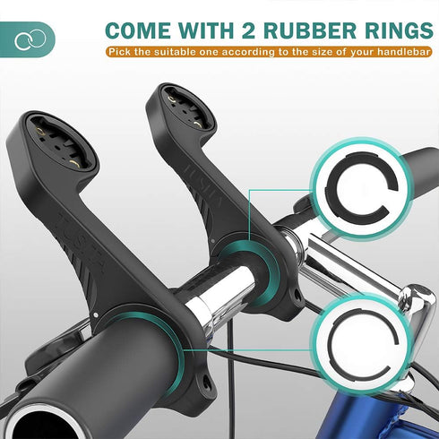 TUSITA Out Front Mount Compatible with Garmin Edge GPS Bike Computer, XOSS G/G+, iGPSPORT - Cycling Handlebar 25.4mm 31.8m...