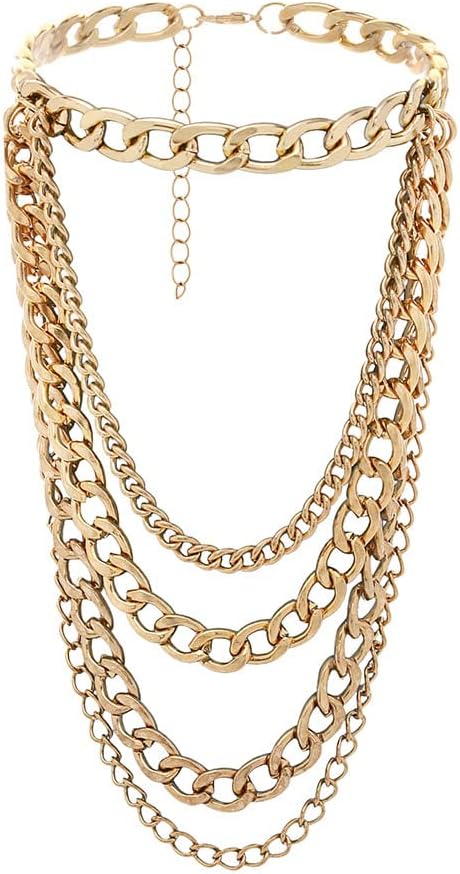Campsis Punk Layered Anklets Gold Tassel Ankle Chain High heels Chain Bar NightClub Party Foot Chains Jewelry for Women(Pack of 1)...