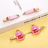 2Pairs Back to School Hair Clips,Cute Apple Hair Clips Back-to-school Themed School Bus Bag Pencil Hairpins for Teacher Appreciation Gifts (2Pairs...