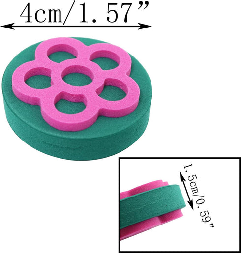 12PCS Painting Stamper Double-Side Sponge Stamper Paint Drawing Sponges EVA Painting Sponges Foam for Crafts DIY, Assorted Shapes...