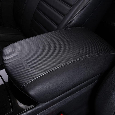 XITER Car Armrest Cover Saver, 1 Pc Center Console Leather Pad Fit for Edge 2015-2024, Central Console Armrest Box Protector Interior Accessories ...
