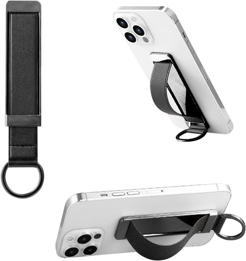 Black Phone Strap Phone Holder for Hand Phone Grips for Back of Phone Phone Finger Holder Cell Phone Strap Holder for Hand Cell Phone Hand Holder ...