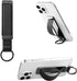 Black Phone Strap Phone Holder for Hand Phone Grips for Back of Phone Phone Finger Holder Cell Phone Strap Holder for Hand Cell Phone Hand Holder ...