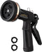 Metal Garden Hose Nozzle 9 Watering Patterns, Hose Sprayer Heavy Duty, Spray Nozzles For Garden Hose, Garden Hose Nozzle Sprayer Anti-Slip, High P...