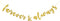 Forever & Always Banner for Bridal Shower,Engaged,Wedding Anniversary Party Decorations(Gold Glitter)...
