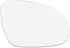 X AUTOHAUX Mirror Glass Heated with Backing Plate Passenger Side Right Side Rear View Mirror Glass for VW R32 Rabbit...