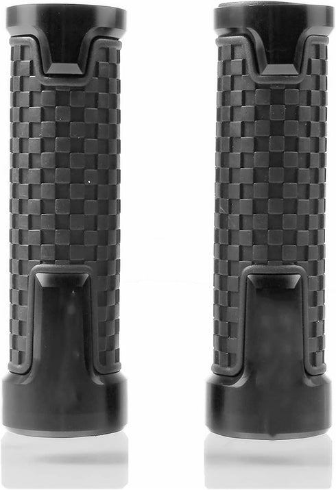 2Pcs 7/8''22mm Motorcycle Handlebar Grips Handle Grips Compatible with GSXR GSX-R 125 150 600 750 1000-Black...