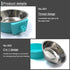 N//A 2Pcs Crate Dog Bowl, Removable Stainless Steel Hanging Pet Cage Bowl, Pet Food Water Bowl for Cat Puppy Bird Rabbit (Green,Blue)...