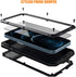 Marrkey for iPhone 12 Mini Case,Full Body Protective Cover Heavy Duty Shockproof Tough Armour Aluminum Alloy Metal Case with Silicone Built-in Scr...