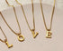Tiny Gold Initial Necklace for Women Girls Dainty A-Z Pendant Letter Choker Necklace Personalized Monogram Name Necklace Jewelry for Teen Girls...
