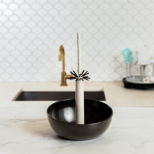 The First Years Suds Baby Bottle Washer - includes Built-in Baby Bottle Brush - Baby Bottle Cleaner and Bottle Cleaning Brush...