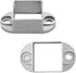 10Pcs 1-1/2 Inch Aluminum Alloy Upright Fixed Bracket, Deck Railing Bracket Post for Deck Cable Railing, Fence, Handrail Railing, Mailbox Post Hol...
