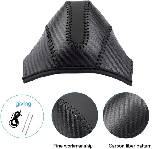 JINZHAO Auto Car Leather Gear Shift Knob Cover for Subaru Crosstrek Forester Impreza Legacy Outback Accessories (C)...