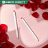 Kaco FIRST Gel Ink Pens, Pack of 2 Pieces Cute Heart Pen Set with Extra 4 Black Refills (2 White)...