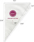 Webake 16 Inch Disposable Pastry Bags - 100pcs Large Icing Piping Bags for All Size Tips Couplers...