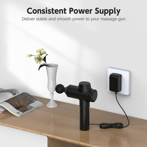 27V Massage Gun Charger for Sharper Image 1013983 1013985 1011666 1013002 1014392 2313786 2316222 Powerboost Deep Tissue Cordless Massage Gun Powe...