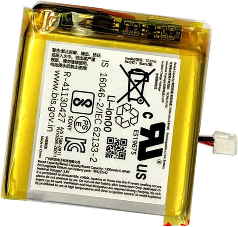 LIS1662HNPC 3.7V 1300mAh Battery Replacement for Sony WH-1000XM3 WH-1000XM4 WH-XB900N WH-H910N WH-CH710N Bluetooth Wireless Noise canceling Stereo...