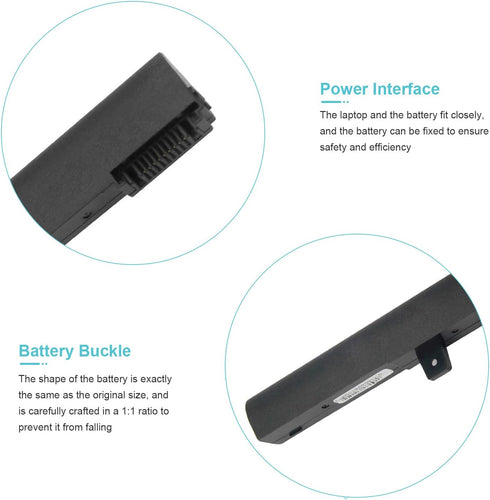Fancy Buying Laptop Battery for Asus X551M X551 X551C X551CA X551MA X451 X451C Series A41 D550 0B110-00250100 A31N1319 A41N1308 A31LJ91 High Perfo...