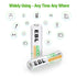 EBL AA Rechargeable Batteries 2800mAh (4 Pack) and AAA Rechargeable Batteries 1100mAh (4 Pack), 1.2V Ni-Mh Batteries Combo...