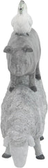 Deco 79 Polystone Farm Animals Decorative Sculpture Stacked Home Decor Statue, Accent Figurine 9" x 4" x 12", Gray...