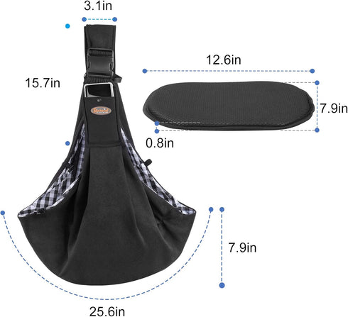 Dog Carriers for Small Dogs Breathable Travel Safe Sling Bag Carrier for Dogs Cats...
