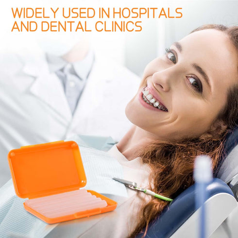 30 Pack Colorful Braces Wax Dental Care Orthodontic Wax for Braces Wearer (10 Color)...