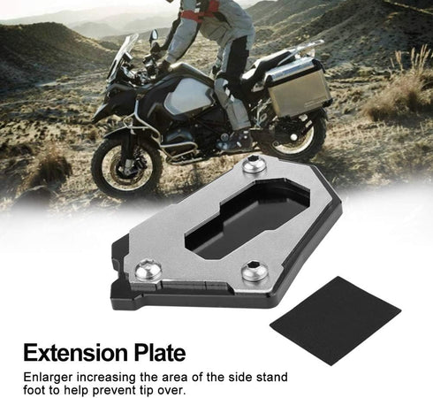 Ejoyous CNC Motorcycle Side Kickstand Foot Side Stand Extension Pad Plate for R1200GS LC 13-16 / R1200GS Adventure LC 14-16...