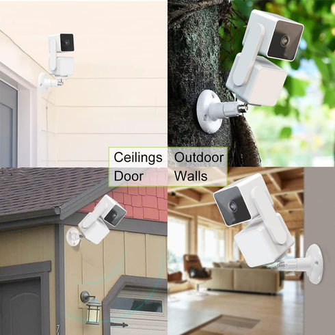 Wall Mount for Wyze Cam Pan V3/Wyze Cam V3, 360 Degree Swivel Adjustable Mount for Wyze Cam Pan, Wyze Cam V3/V2 and Other Indoor Outdoor Security ...