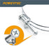POWERTEC 70197 2-1/2 Inch Double Wire Hose Clamp with bolt, Adjustable Hose Clamps for Dust Collector, Dust Collection Hose and Dryer Vent Hose, P...