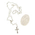 DEMDACO Rosary Classic White 3 x 2 Glossy Porcelain Decorative Trinket Box Set...