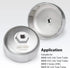 FIRSTINFO F3545BMW 86.6 mm 16 Flutes Oil Filter Wrench for BMW Engines Cartridge Style Oil Filter Housing Caps...