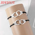 YJT Partners in Crime for 2 Best Friends Handcuff BFF Bracelets Girls Women Friendship Bracelets for Couples, Mom and Daughter 2PC, with 2 Message...