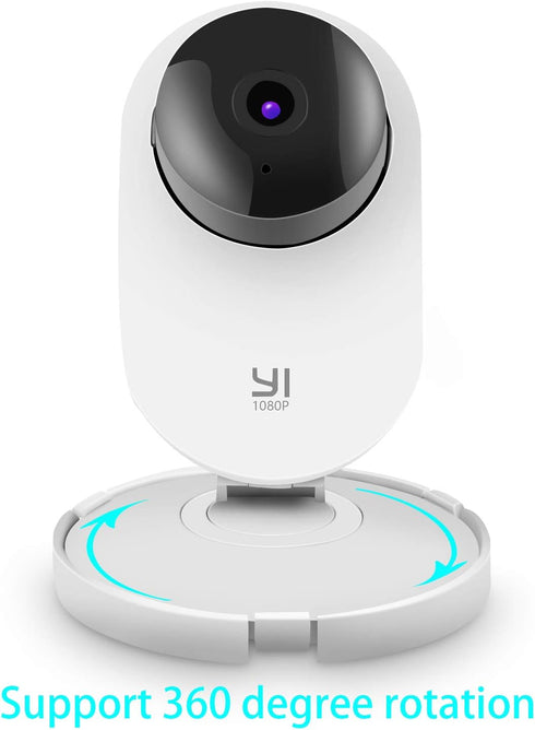 (Pack of 4) Wall Mount for Yi Home Camera 1080p, No Drilling, No Tools Install, Damage-Free Bracket for YI Kami Home Camera (Not Included Camera)...