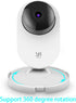 (Pack of 4) Wall Mount for Yi Home Camera 1080p, No Drilling, No Tools Install, Damage-Free Bracket for YI Kami Home Camera (Not Included Camera)...