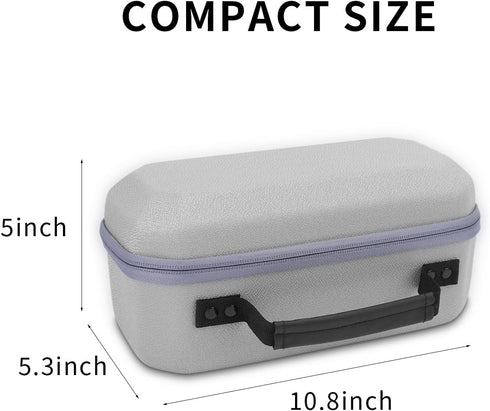 Hard Travel Carrying Case for Samsung The Freestyle Projector 1st / 2nd Gen 2023 Model, Portable Shockproof Storage Case with Mesh Pocket for Powe...
