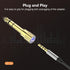 6.35mm (1/4 inch) Male to 3.5mm (1/8 inch) Female Stereo Audio Adapter Converter for Guitar Headphones Amp, Gold Plated 2 Pack...