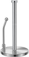 SMARTAKE Paper Towel Holder, Paper Towel Dispenser Standing Weighted Base Non Slip, Spring Arm for Easy Tear, Stainless Steel Paper Towel Holder f...