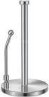 SMARTAKE Paper Towel Holder, Paper Towel Dispenser Standing Weighted Base Non Slip, Spring Arm for Easy Tear, Stainless Steel Paper Towel Holder f...