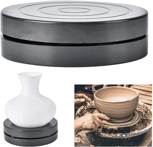 Sculpting Wheel Plastic Turntable Ceramic Pottery Sculpture Tool Accessories Construction & Turntable Hand-Made Craft Clay(11.5cm)...