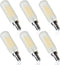 Frosted Light Bulbs E12 LED Bulb 40W Daylight White 4000K, Chandelier Light Bulb Frosted, E12 Candelabra Light Bulb 40 Watt Equivalent T6 Tubular ...