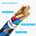 cugunu USB C to Lightning Cable 5 Pack 3/3/6/6/10FT iPhone Charger Apple MFi Certified Power Delivery Fast Charging Cord Compatible with iPhone 14...