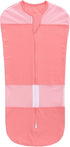 LAT Baby Sleep Sacks Cotton Breathable Swaddle Blankets for Summer 0-3 3-6 Months Baby Transition Sleep Bag (Pink, Medium)...