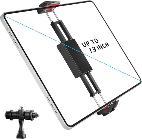 Phone iPad Tripod Mount, iPhone Holder for Tripod with 1/4” Screw Adapter, iPhone Tripod Mount for iPad Pro 13", iPad Air, iPad Mini, Sumsang Gala...
