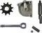 3 Holes Clutch Cover Clutch Arm Lever 10Tooth Drive Sprocket for Motorized Bike...